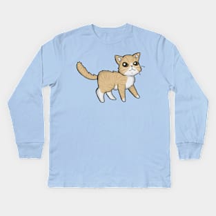 Stray Kitties Polka03 Kids Long Sleeve T-Shirt